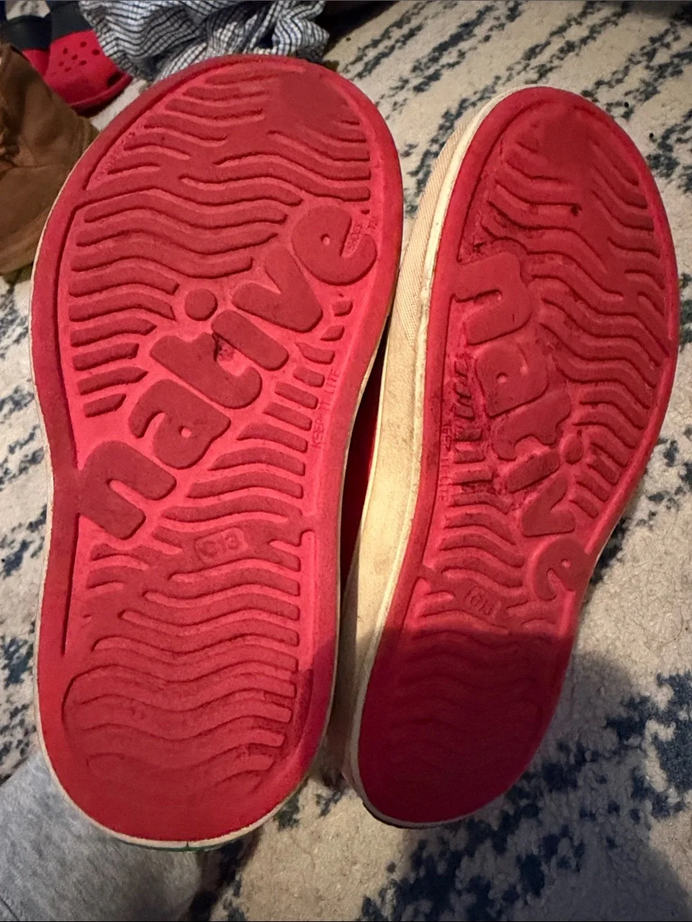 Native Kids Red Slip-On Water Sneakers